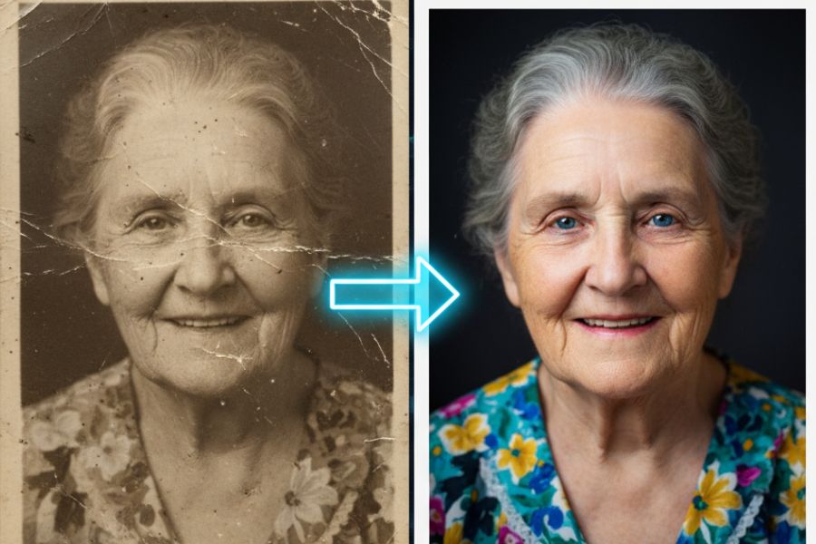 Restore faded old times